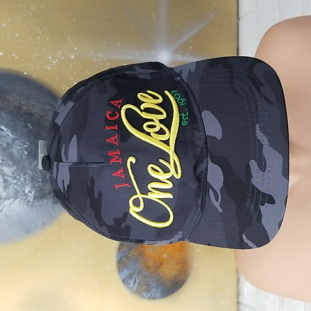 Jamaica One Love Camo Hat